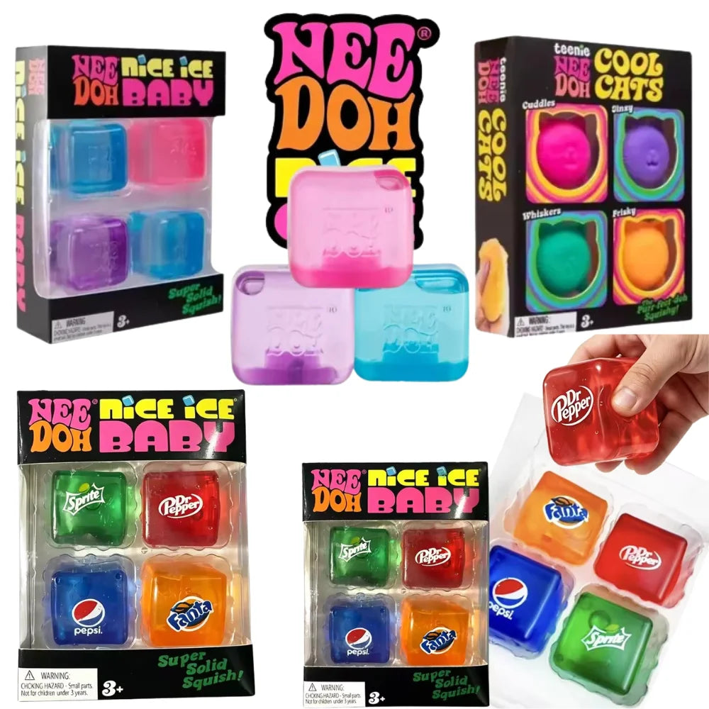 Schylling NeeDoh Nice Cube & Cool Cats