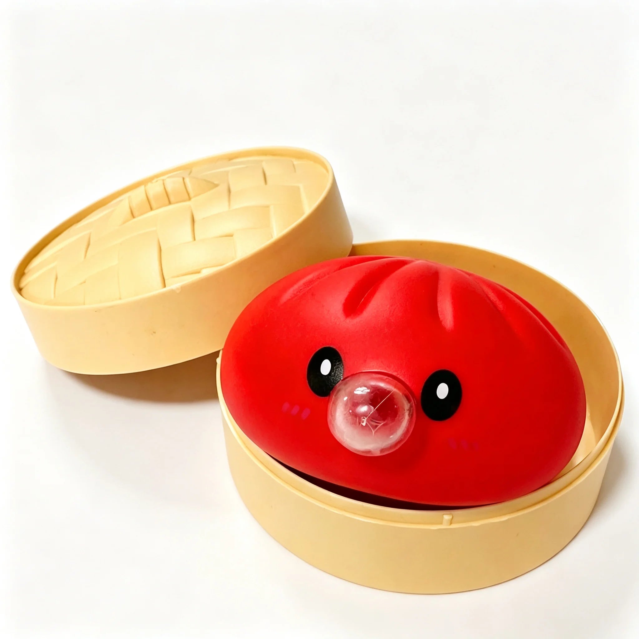 Smiley Face Dumpling Squishy Bubble-Blowing Blind Box