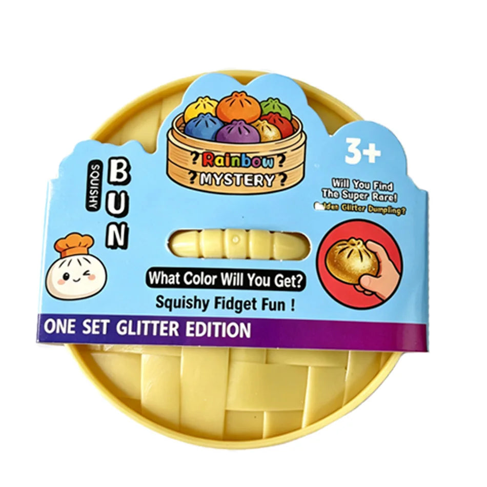 Smiley Face Dumpling Squishy Bubble-Blowing Blind Box