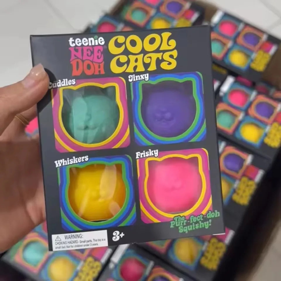Schylling NeeDoh Nice Cube & Cool Cats