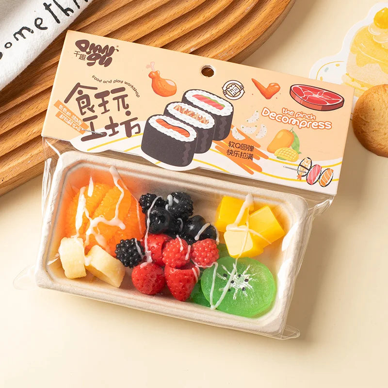 Simulation Food Squishy Fried Chicken Taba Squishy Toys Dumpling Sushi Mochi Squishy Stress Toy Squeeze Fidget Squish Gift