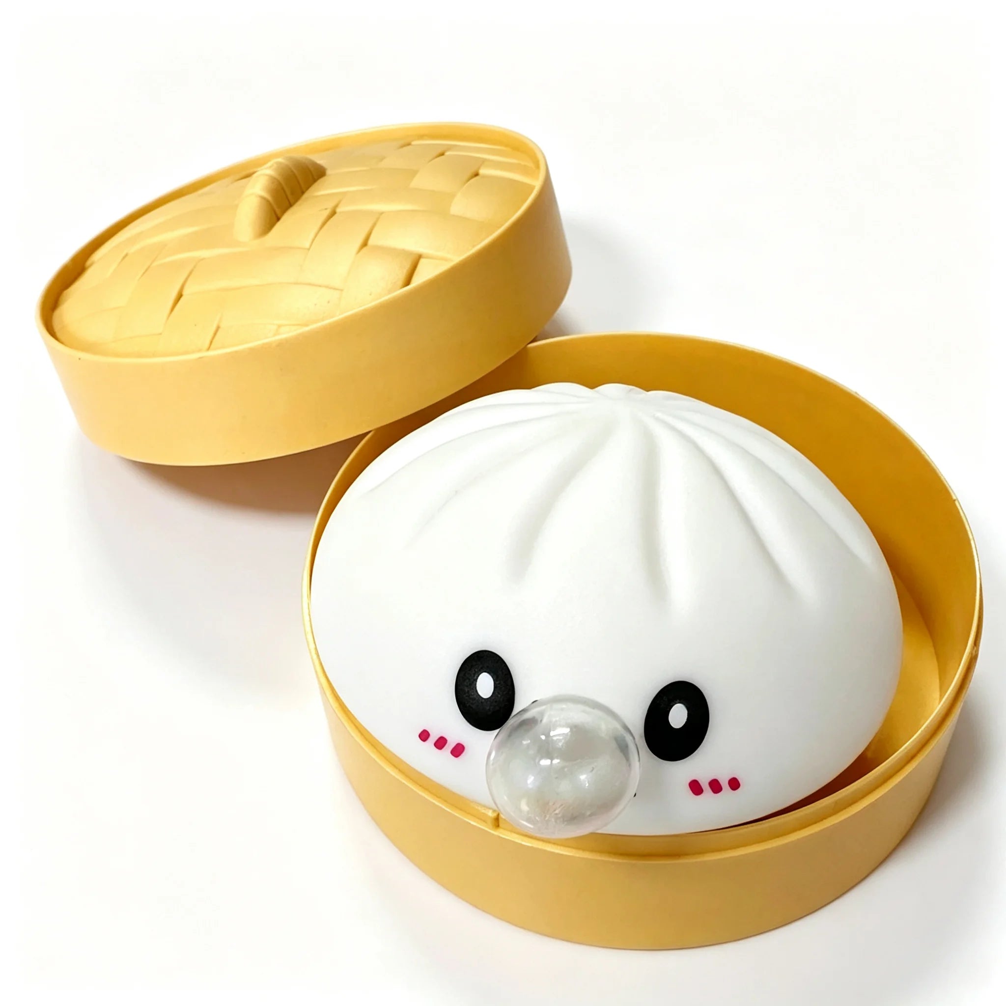 Smiley Face Dumpling Squishy Bubble-Blowing Blind Box